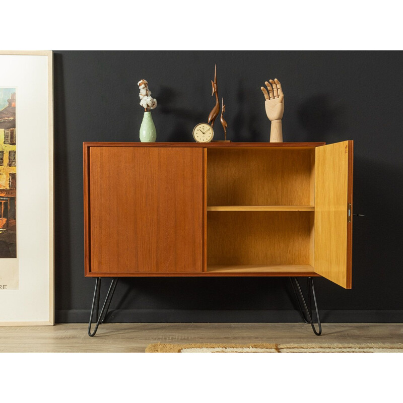 Piccola credenza vintage in teak di Heinrich Riestenpatt, Germania 1960