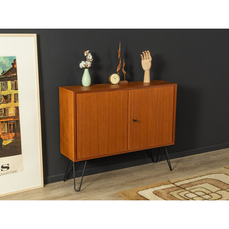 Piccola credenza vintage in teak di Heinrich Riestenpatt, Germania 1960