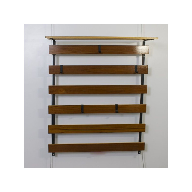 Vintage rosewood coat rack, 1960