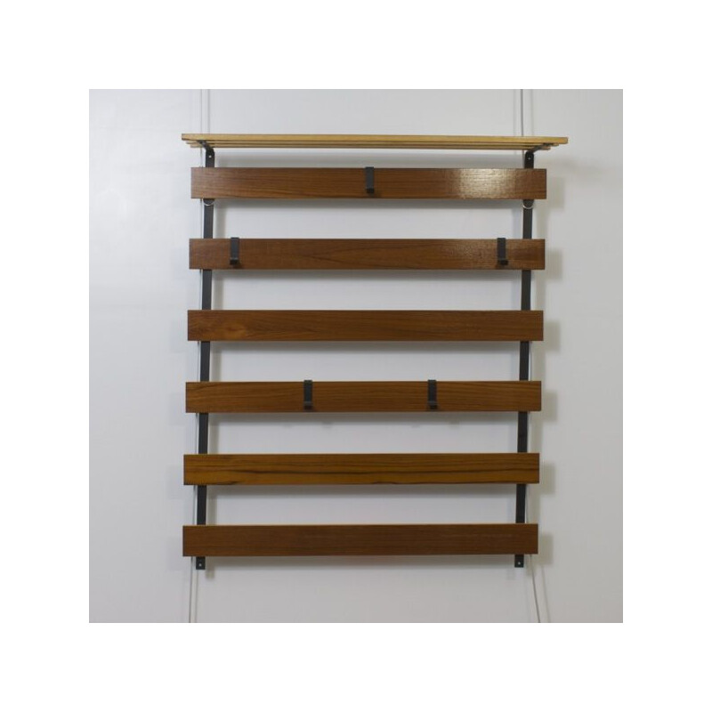 Vintage rosewood coat rack, 1960