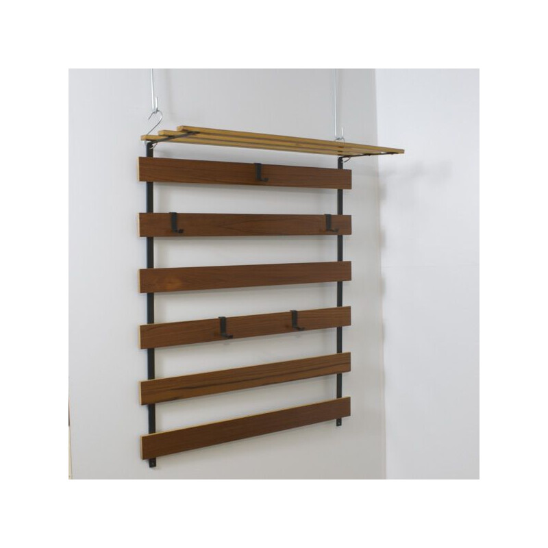 Vintage rosewood coat rack, 1960