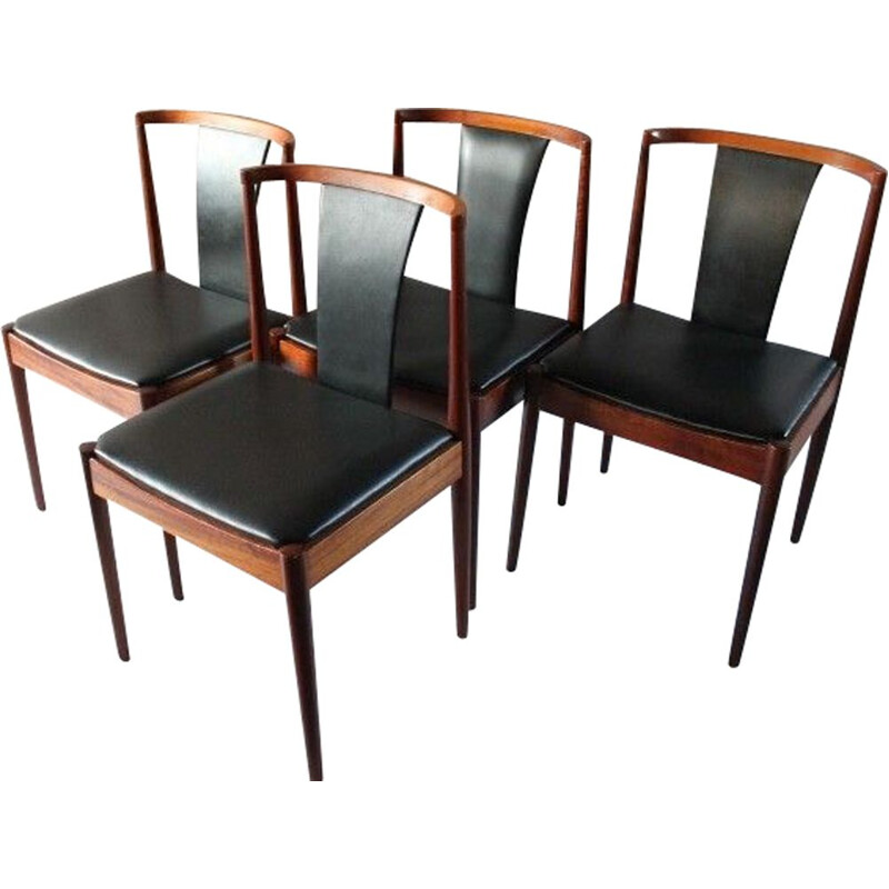 Ensemble de 4 chaises Casala vintage de Carl Sasse, Allemagne 1960