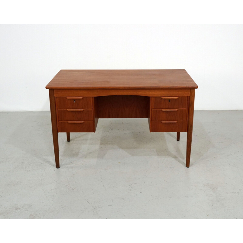 Mid-century Scandinavian teak desk, 1960s