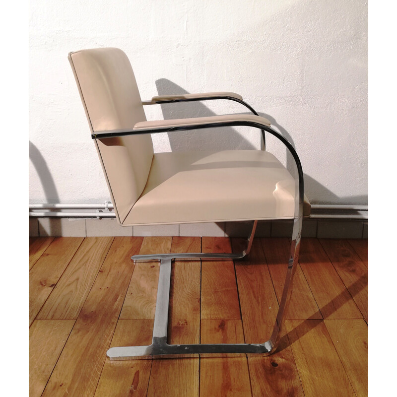 Pair of vintage armchairs by Ludwig Mies Van der Rohe for Knoll