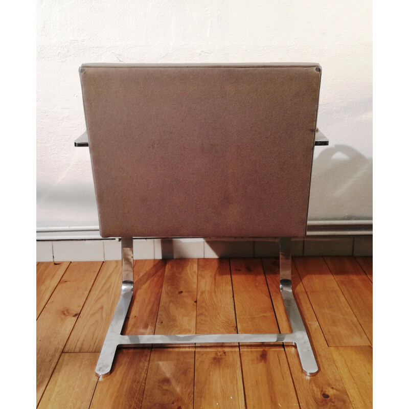 Paire de fauteuils vintage par Ludwig Mies Van der Rohe pour Knoll