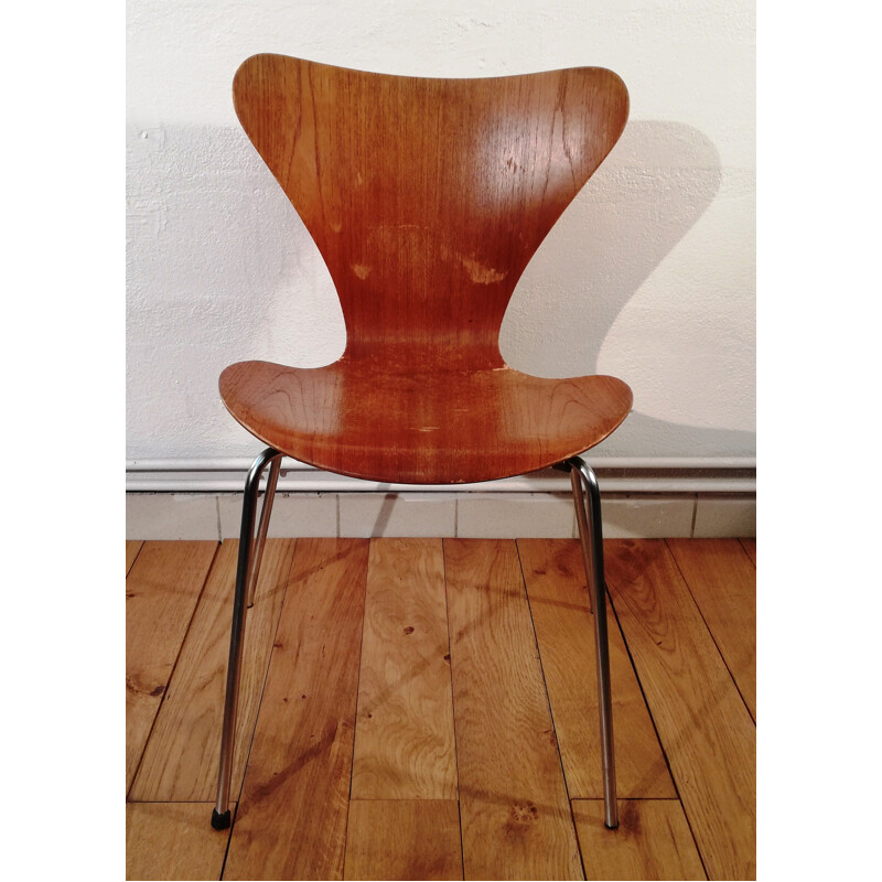 Paire de chaises fourmis vintage par Arne Jacobsen pour Fritz Hansen, 1950