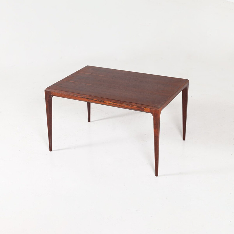 Mesa de café Vintage Rosewood de Johannes Andersen para Cfc Silkeborg, 1960