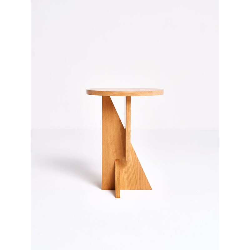 Contemporary vintage side table in expanded foam by Axel Chay, France