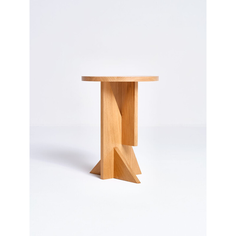 Contemporary vintage side table in expanded foam by Axel Chay, France