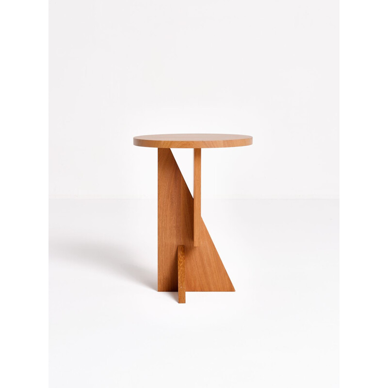 Contemporary vintage side table in expanded foam by Axel Chay, France