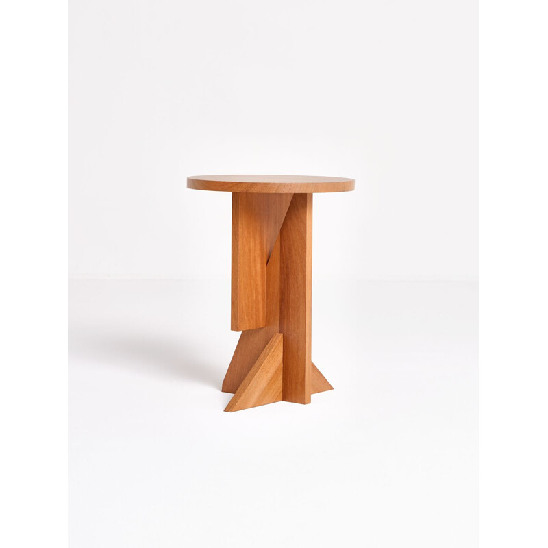 Contemporary vintage side table in expanded foam by Axel Chay, France