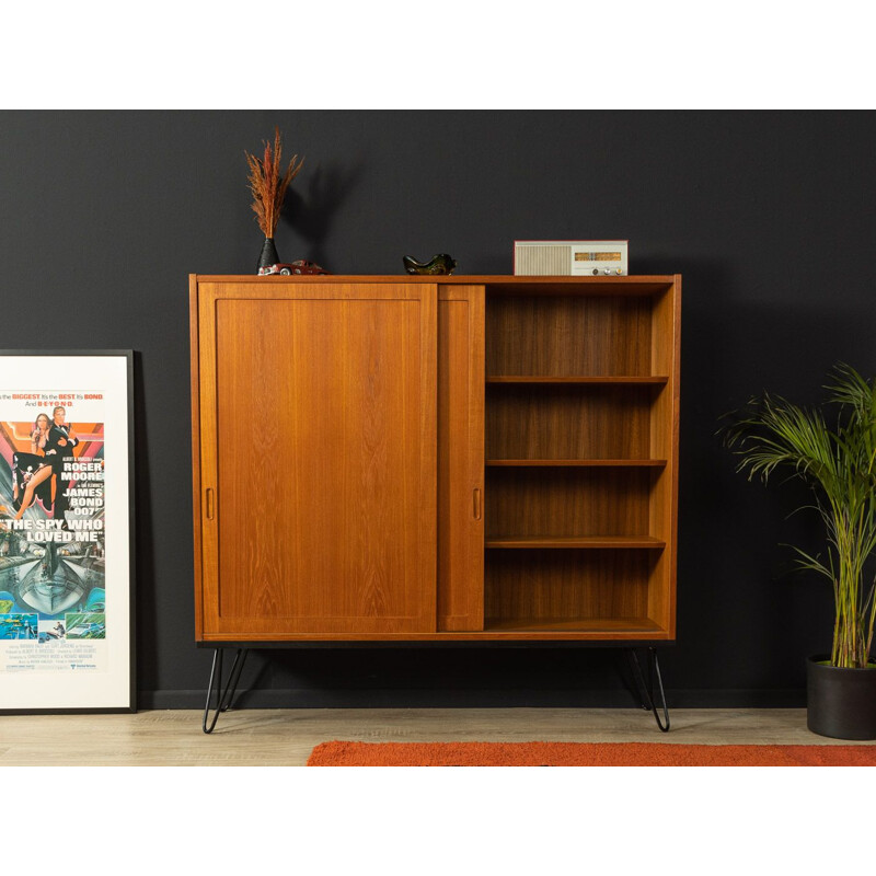 Vintage cabinet with two sliding doors by Poul Hundevad, Denmark 1960s