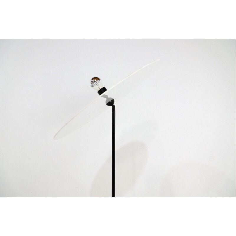 Vintage disk floor lamp, Aldo VAN DEN NIEUWELAAR - 1970