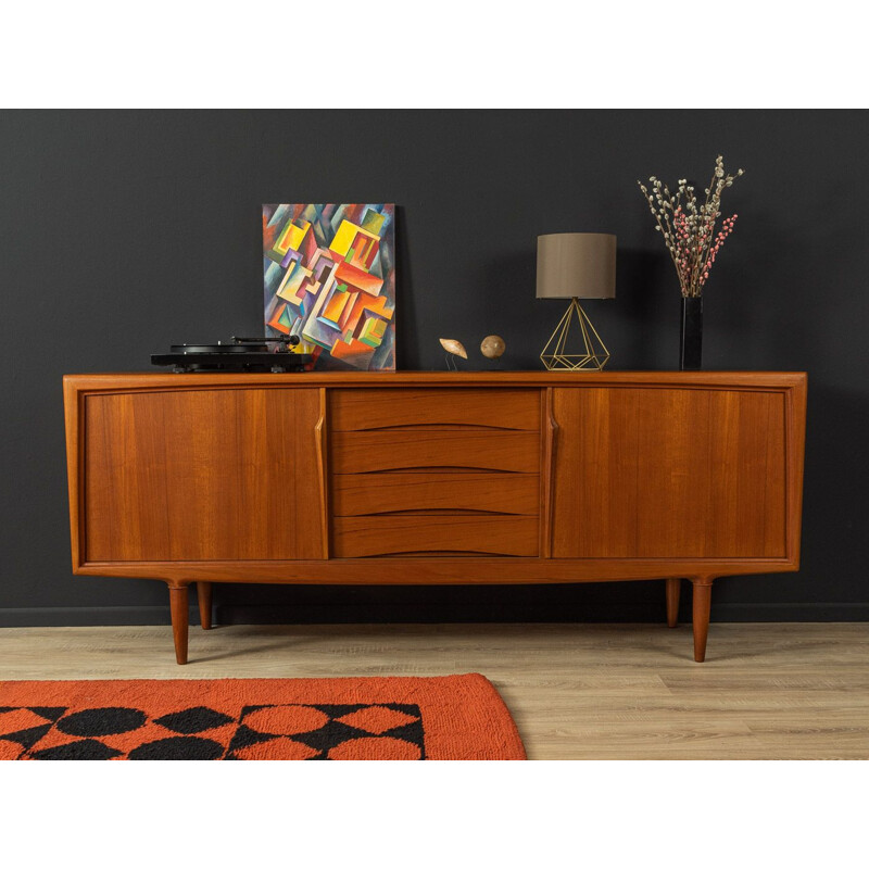 Vintage sideboard with two sliding doors by Axel Christensen for Aco Møbler, Denmark 1960s