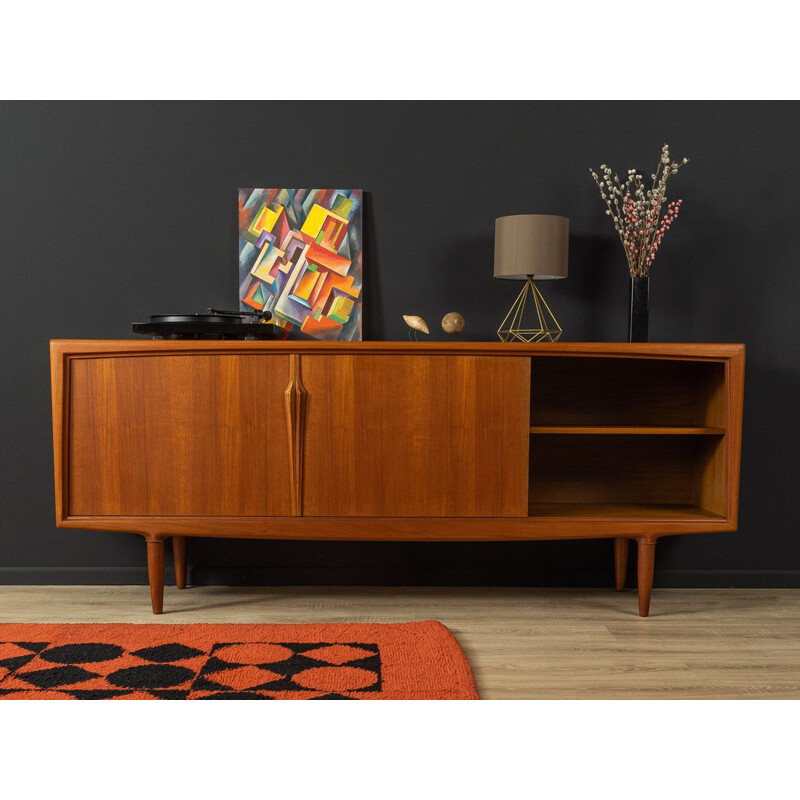 Vintage sideboard with two sliding doors by Axel Christensen for Aco Møbler, Denmark 1960s