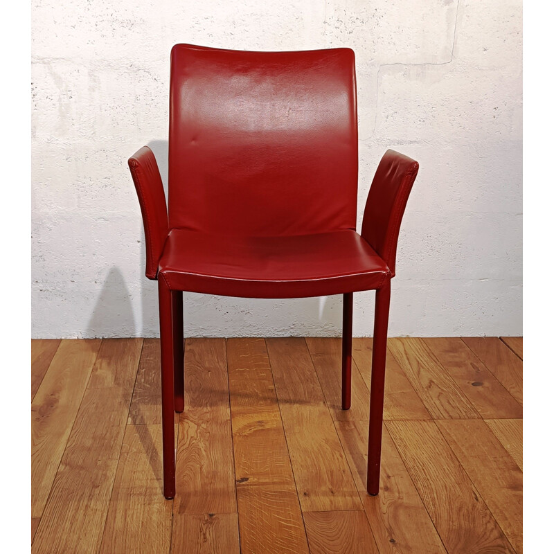 Vintage-Stuhl aus Leder