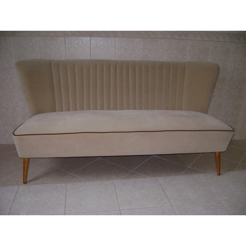 Vintage 2-Sitzer-Sofa, neu gepolstert - 1950
