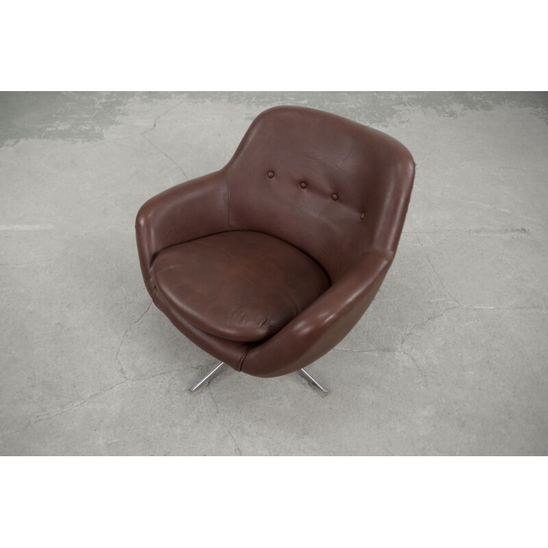 Scandinavian mid-century swivel armchair, Sweden 1970s