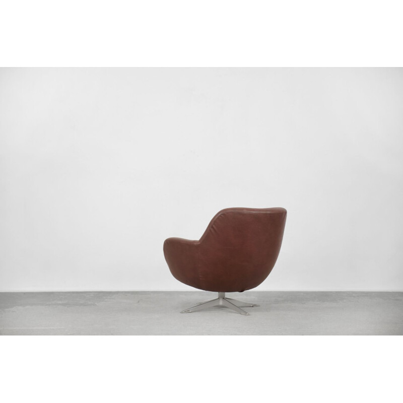 Scandinavian mid-century swivel armchair, Sweden 1970s