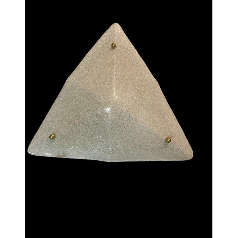 Lámpara de techo italiana vintage de cristal de Murano de La Murrina