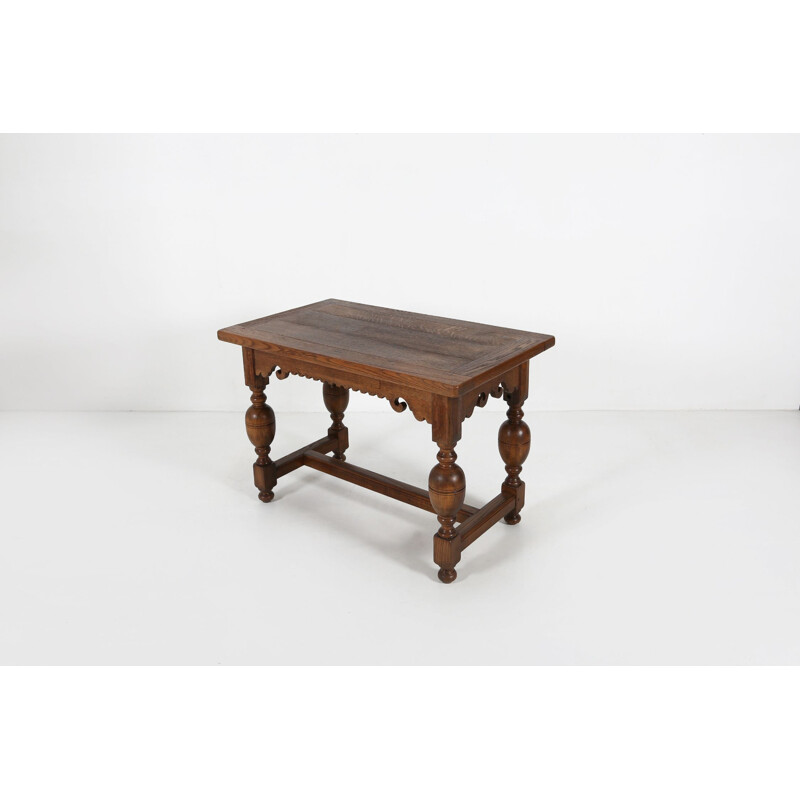 Vintage Louis Philippe oakwood writing desk