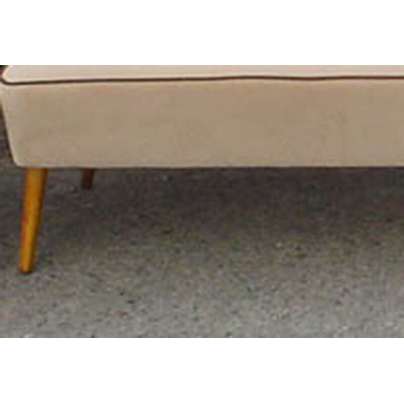 Vintage 2-Sitzer-Sofa, neu gepolstert - 1950