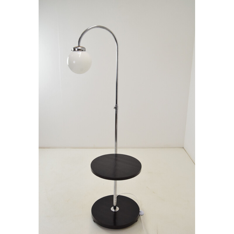 Vintage Art Deco floor lamp by Jindrich Halabala, Czechoslovakia 1930