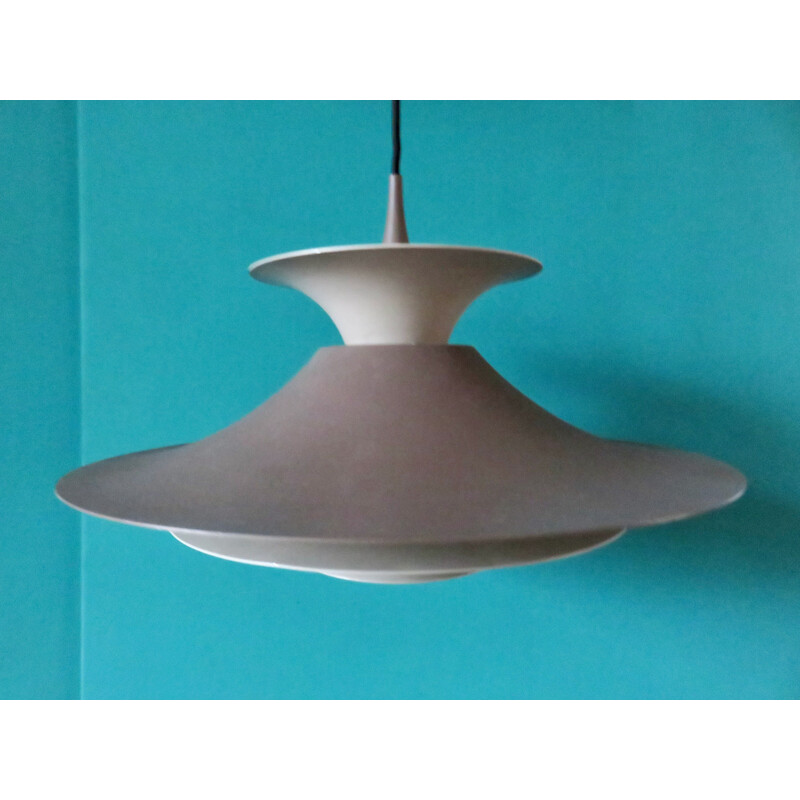 Vintage tricolor pendant lamp "Radius" by Fog & Morup, Denmark 1975