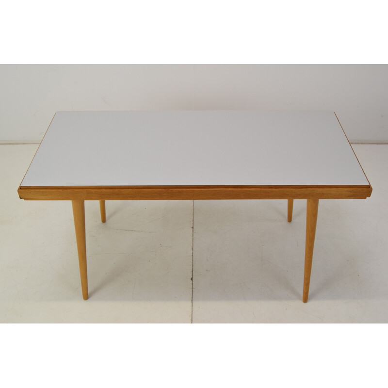 Vintage wooden coffee table by Interier Praha, Czechoslovakia 1960