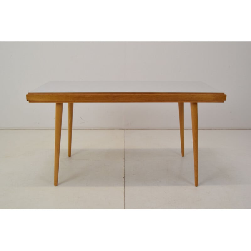 Vintage wooden coffee table by Interier Praha, Czechoslovakia 1960