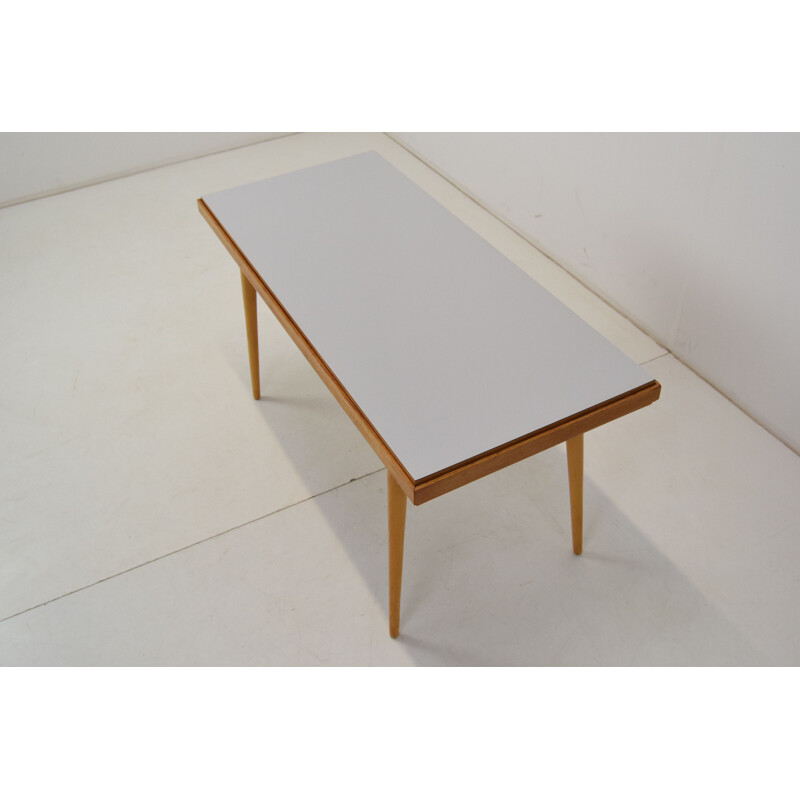 Vintage wooden coffee table by Interier Praha, Czechoslovakia 1960