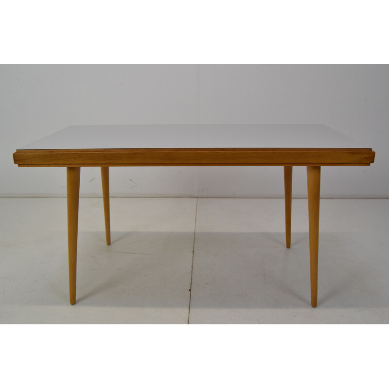 Vintage wooden coffee table by Interier Praha, Czechoslovakia 1960