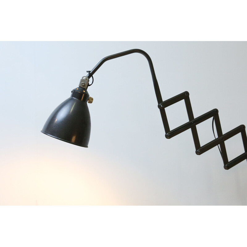 Vintage Agi scissor wall lamp, Belgium 1920