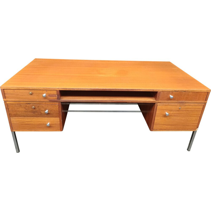 Vintage executive desk by Joseph André Motte, 1960