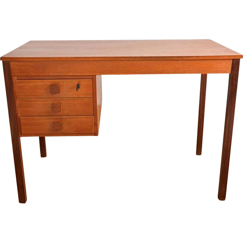 Vintage Danish teak desk by Domino Mobler, 1960