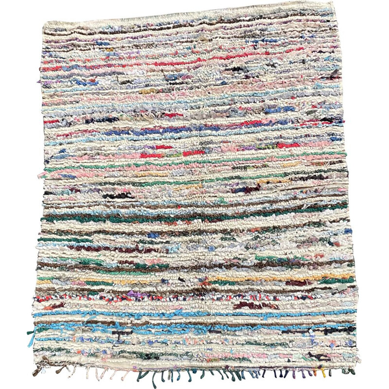 Vintage Berber rug Beni Ouarain