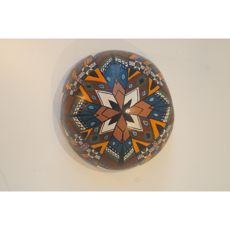 Vintage African calabash, 1990