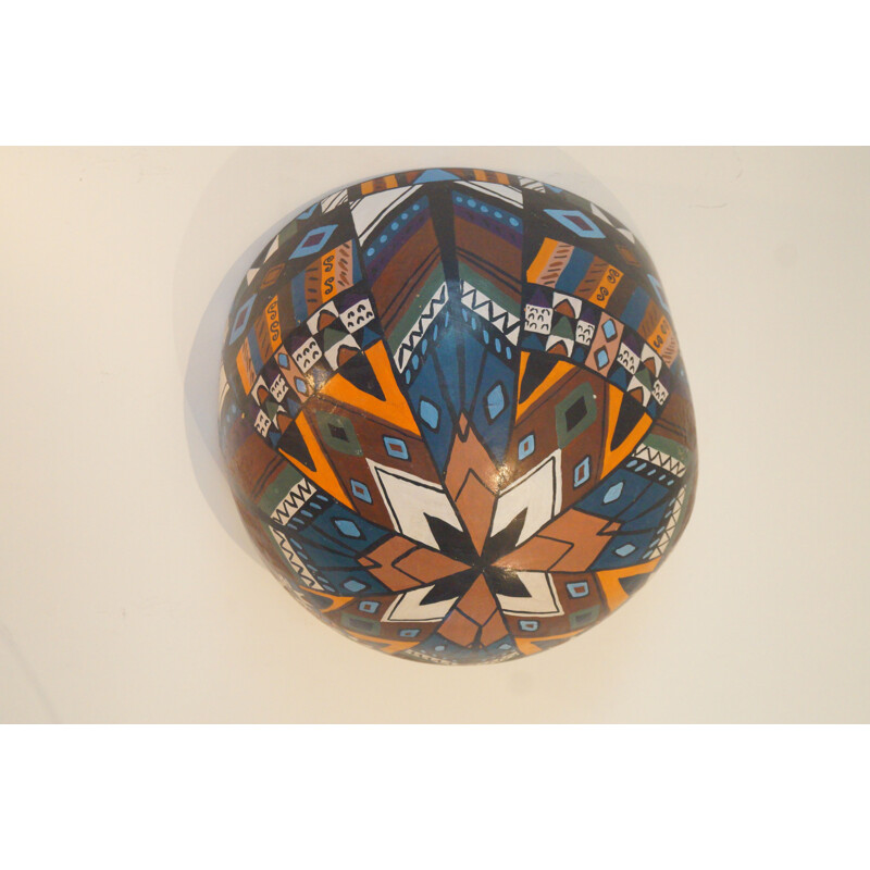 Vintage African calabash, 1990