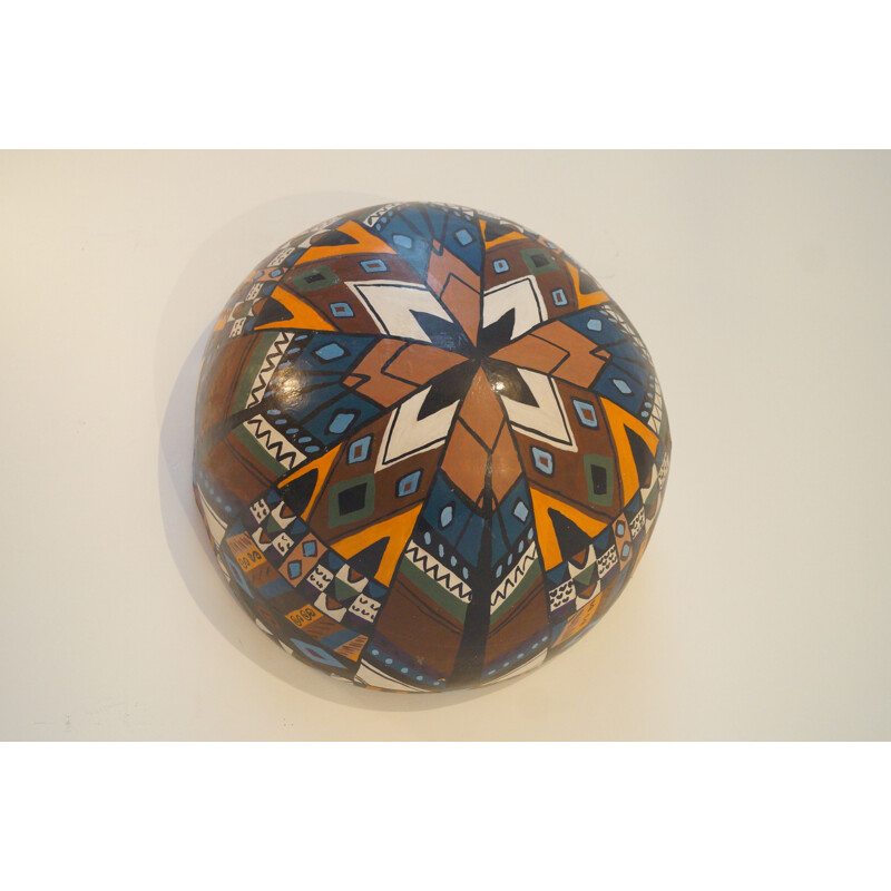 Vintage African calabash, 1990