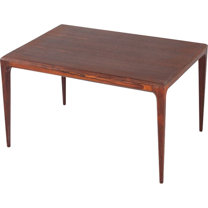 Mesa de café Vintage Rosewood de Johannes Andersen para Cfc Silkeborg, 1960