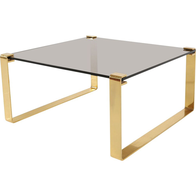 table basse vintage plaquée - plateau