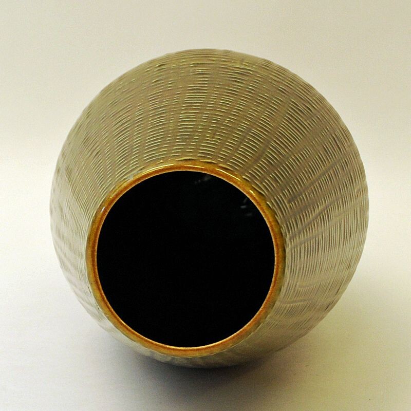 Glazed vintage ceramic vase by Scheurich Keramik, West Germany 1970s