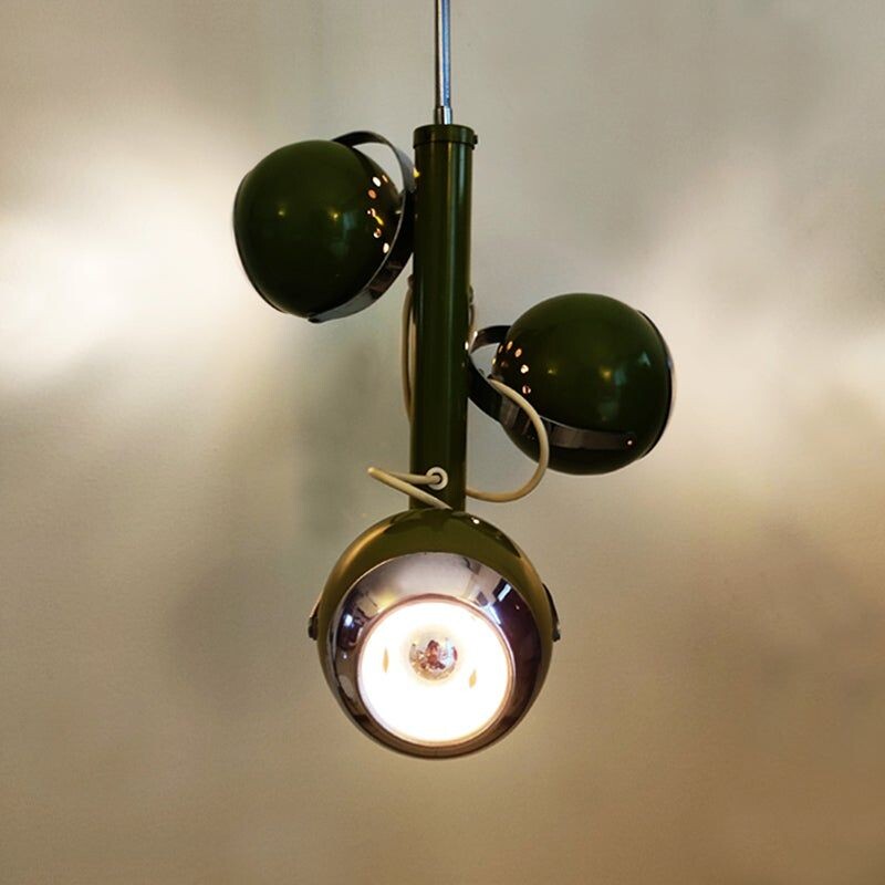 Vintage green pendant lamp by Guzzini, Italy 1970s