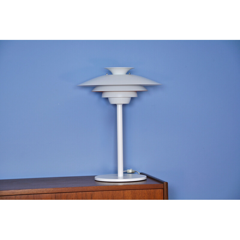 Vintage lamp in white, 1980s