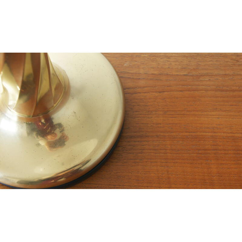 Vintage brass lamp by Rogo Leuchten, 1970s