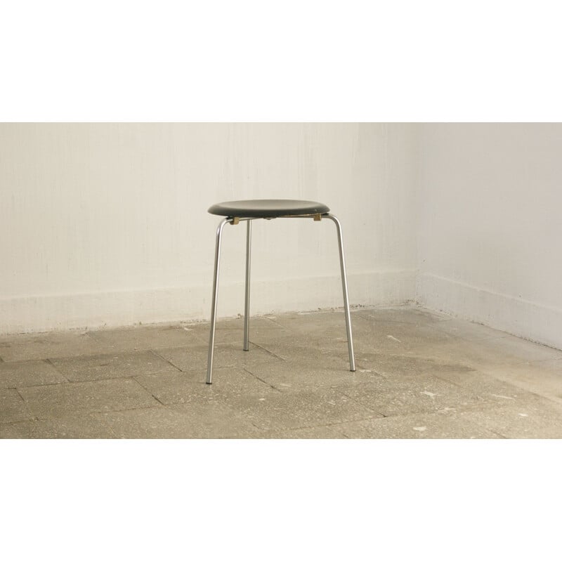 Vintage three-legged stool by Arne Jacobsen, 1950s