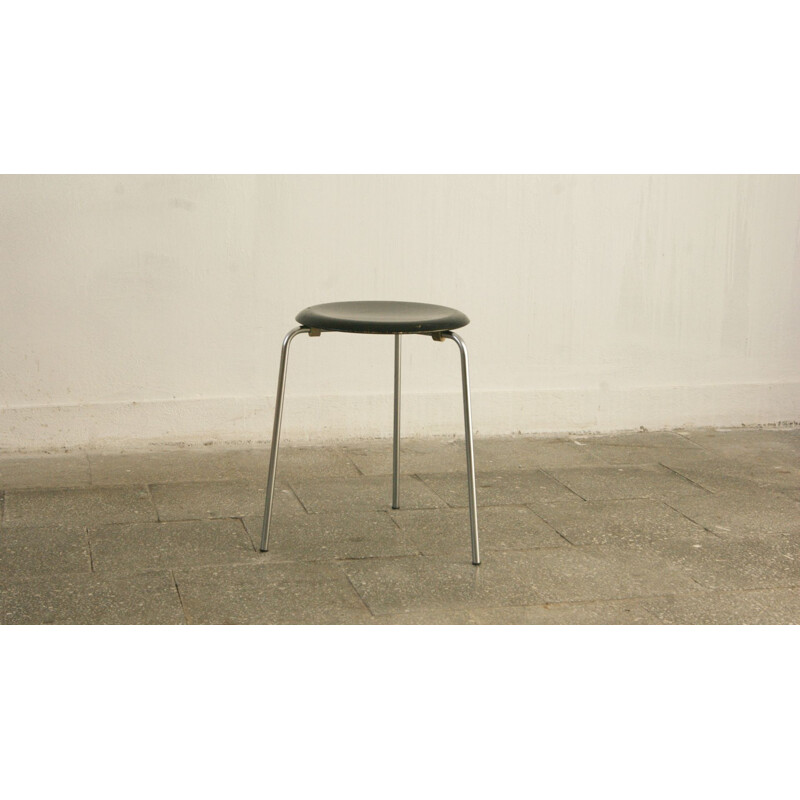 Vintage three-legged stool by Arne Jacobsen, 1950s