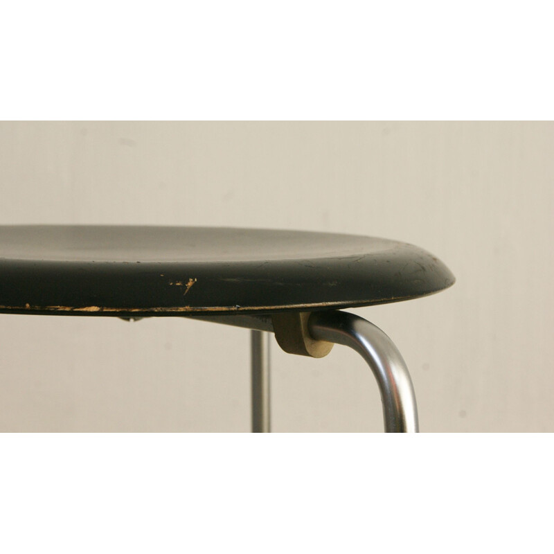 Tabouret vintage à trois pieds d'Arne Jacobsen, 1950