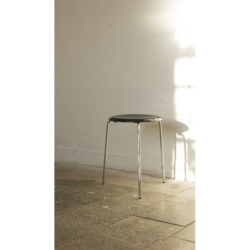 Vintage three-legged stool by Arne Jacobsen, 1950s