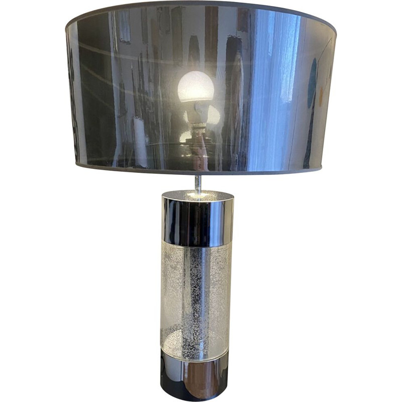 Vintage chrome lamp, 1970